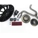 FIAT 500 Magneti Marelli Performance Kit w/ 16" Satin Black Wheels - Fits ABARTH/ 500T